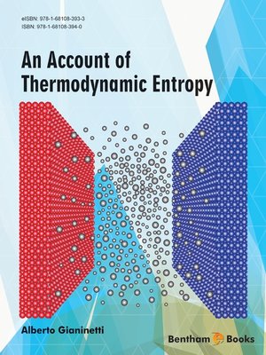 cover image of An Account Of Thermodynamic Entropy
